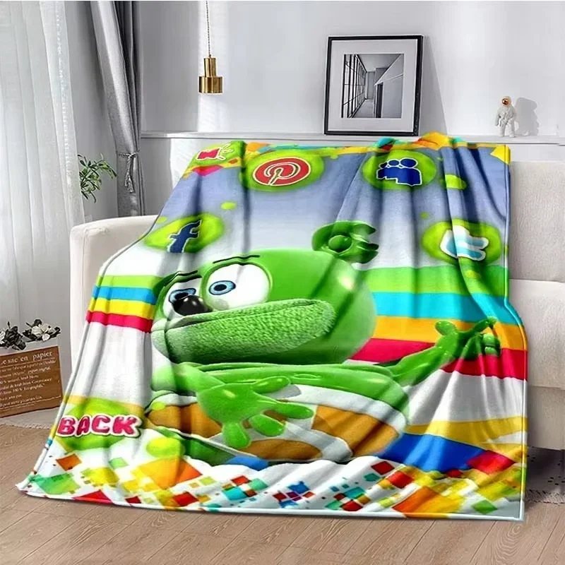 2026 Kawaii Anime G-Gummibar Blanket Fluffy And Comfortable Sofa Bed Decoration Travel Camping Warm Blanket Children's Birthday