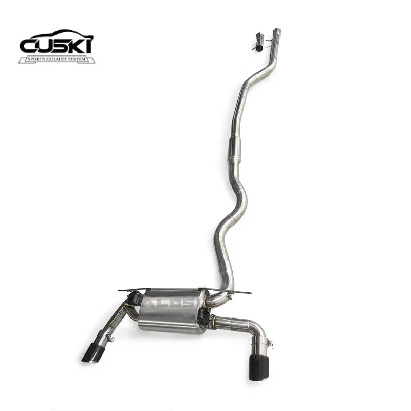 

Задняя выхлопная труба Cat с клапаном, подходит для BMW 320I 330I F30 2.0t 2013-2019, аксессуары для выхлопной системы из нержавеющей стали