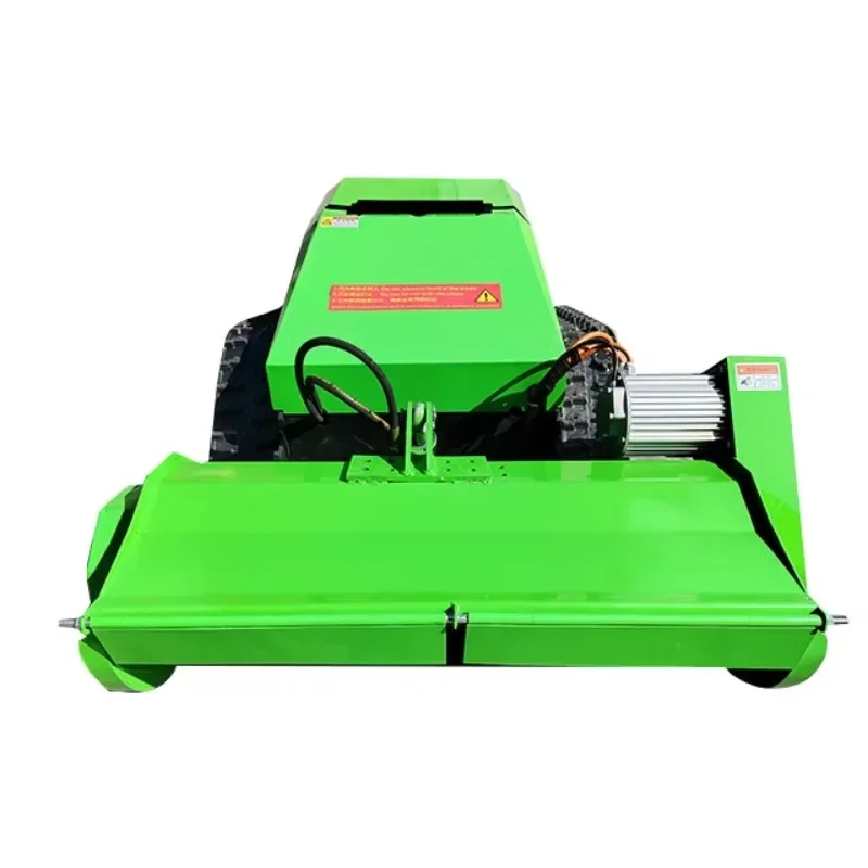 Remote Control Mower, Range-Extended Crawler for Orchard Mountain Terrain Grass Cutting and Mulching
