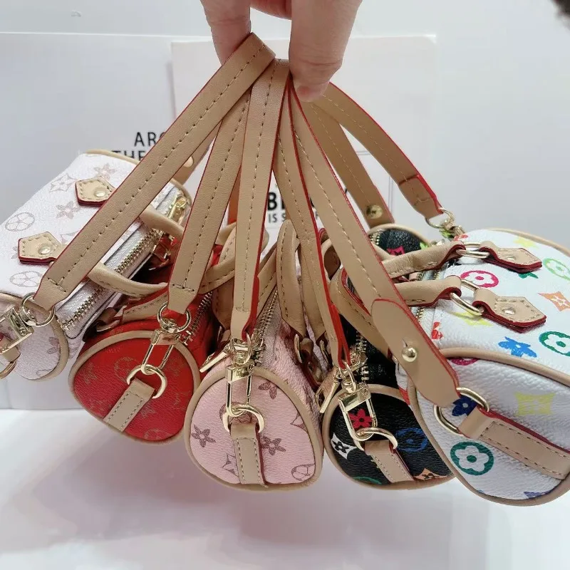 

Mini Change Mouth Red Envelope Flower Shell Creative Trendy Earphone Bag Keychain Bag Fashion Pendant Mini Bag