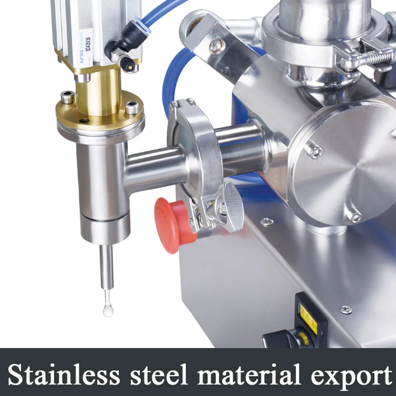 ماكينة تعبئة جل مربى زبدة الفول السوداني 110 فولت 220 فولت ماكينة تعبئة معجون المكبس الهوائي #4