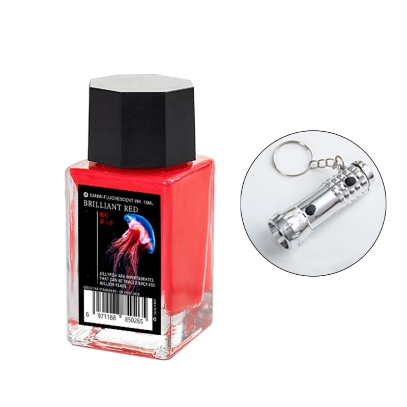 2023 New Colored Invisible with UV Light for Dip Pen, Invisible