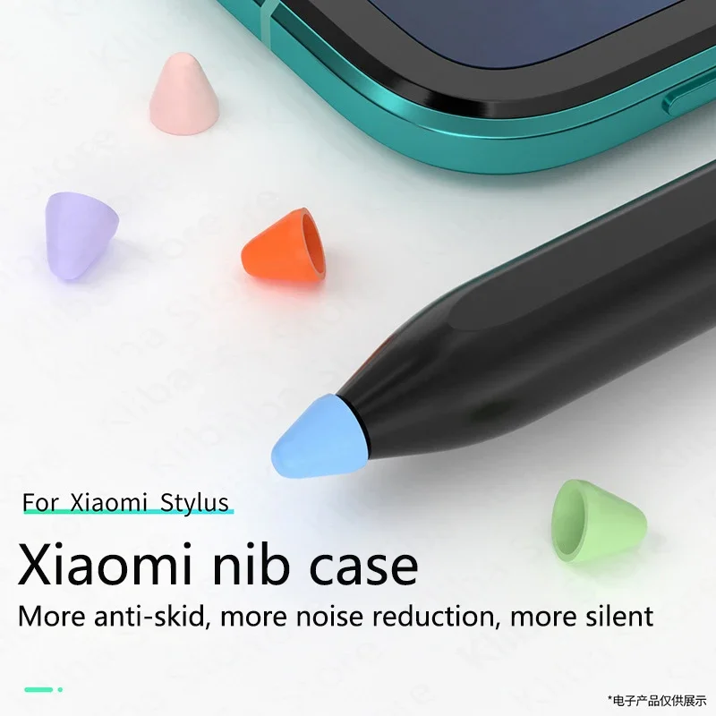 10pcs Pencil Tip Cover For Xiaomi Smart Pen Mute Silicone Nib Case For Touchscreen Stylus Pen Case