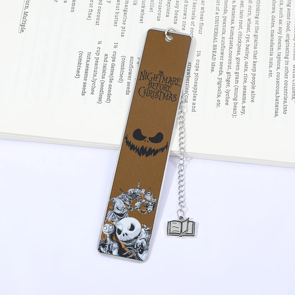 The Nightmare Before Christmas Metal Bookmark, Jack Skellington Fans, Book Lovers, Reading at Home, Halloween Christmas Gift