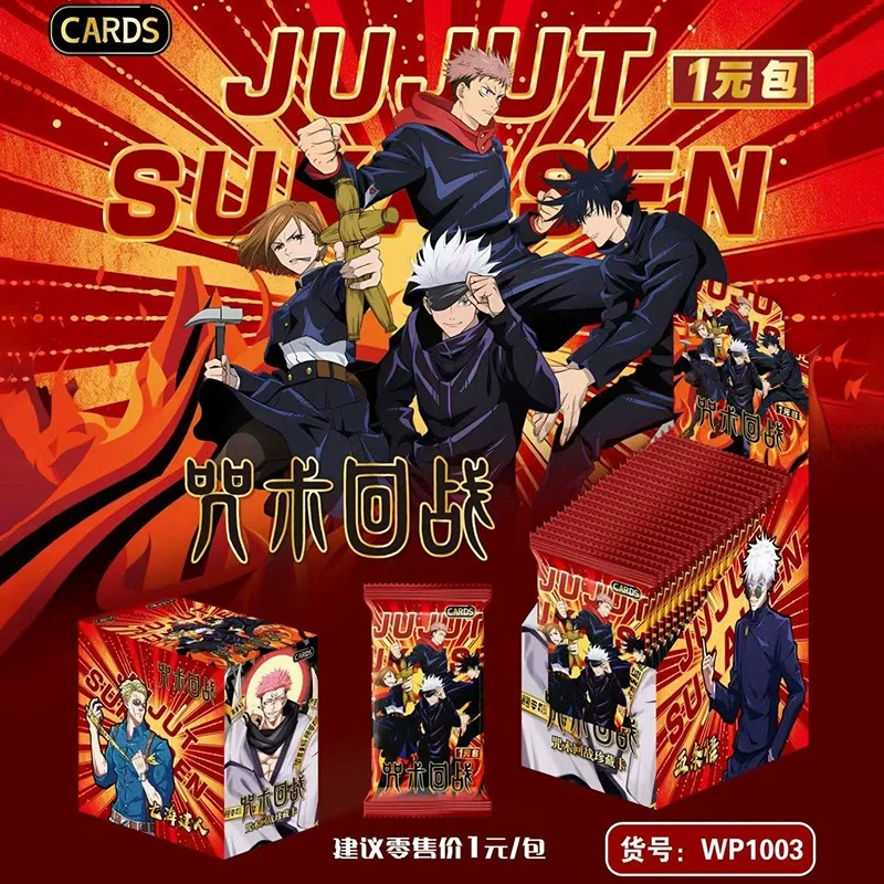 Jujutsu Kaisen Sammelkarten Booster Box, Premium Anime TCG mit Yuji, Megumi & Satoru Gojo Charakteren – Detail 4
