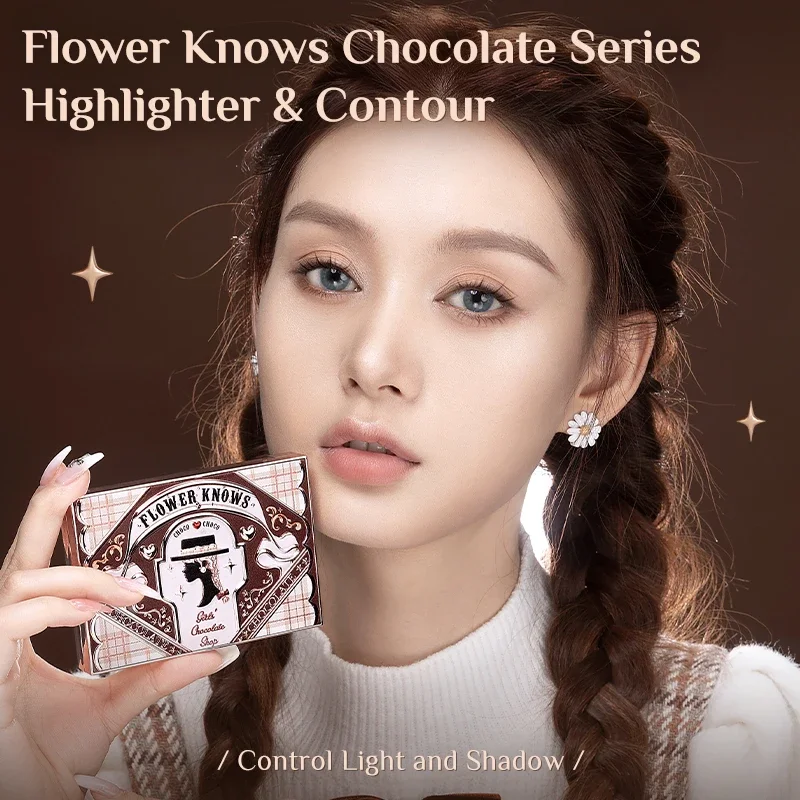 Flower Knows Chocolate Wonder-Shop Highlighter & Contour Palatte  16g