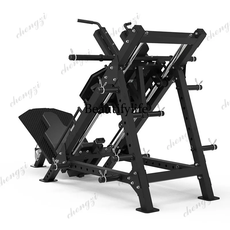 Commercial Pedal Machine Leg Strength Fitness Equipment Squat Trainer 45 Degree Squat Machine