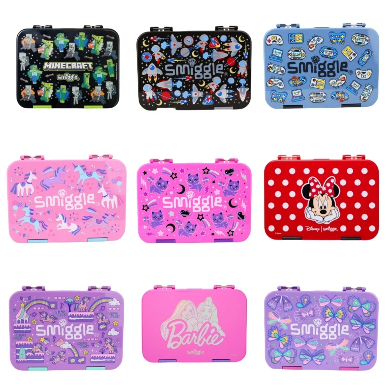 New Genuine Disney Australia Smiggle Mermaid Mickey Mouse Meal Box Food Grade Lunch Box Spring And Autumn Picnic Lunch Box Gift