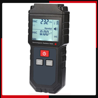 KKMOON Portable Digital LCD Electromagnetic Radiation Tester Electric Magnetic Field Dosimeter Detector with Sound Light Alarm