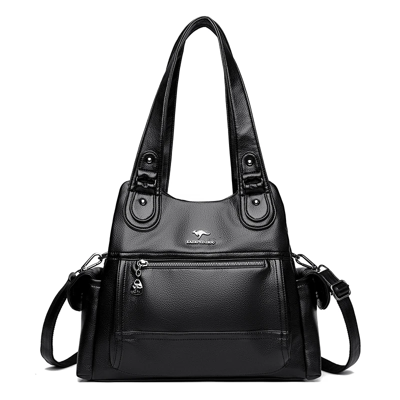 Fashion Brand Ladies Leather Messenger Bags Hot Luxury Handbags Women Bags Designer Crossbody Large Capacity Female Shoulder Bag image 4