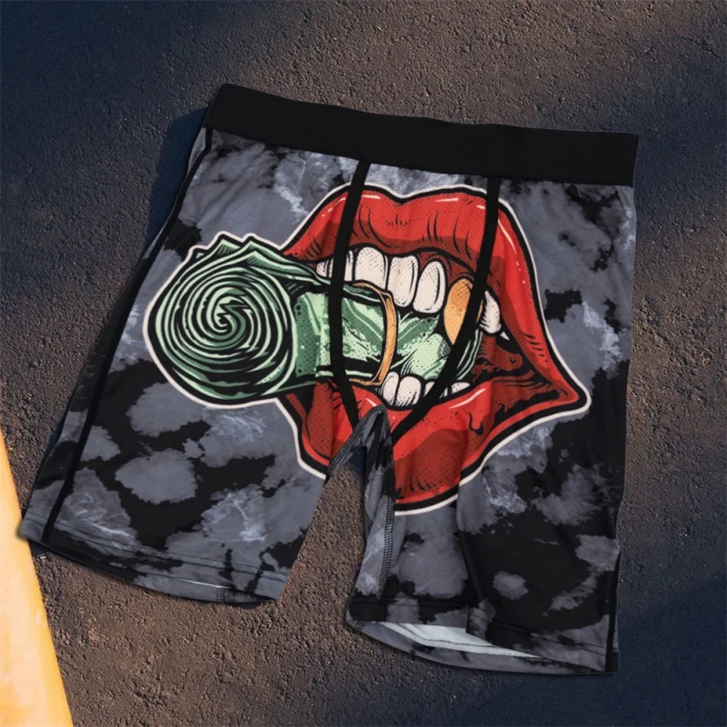 

5Pcs Fashion Print Men Underwear Boxer Men's Panties Lingerie Men Underpants Boxers Trunks Plus Size XL-5XL Men's Boxer Briefs