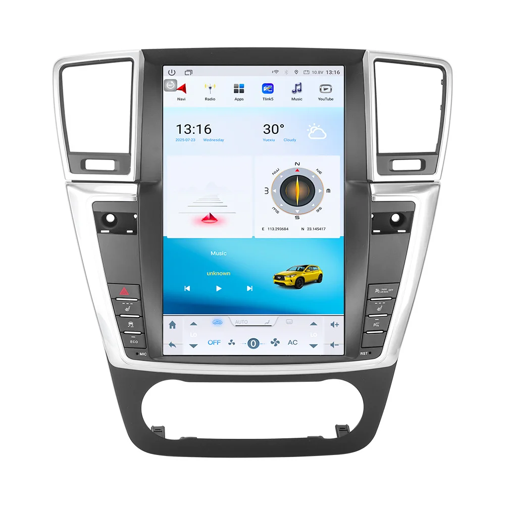 

12.1" For Mercedes Benz GL ML W166 X166 2012-2015 Car Multimedia Video Player GPS Navigation Android13 8+128G 8Core CarPlay 4G