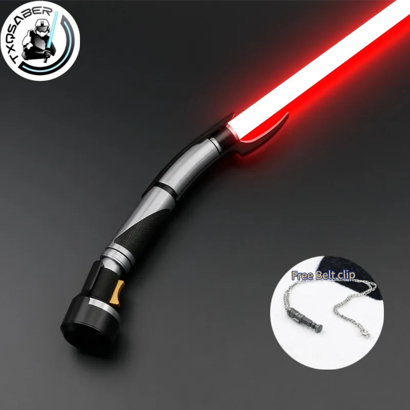 TXQSABER Dooku NeoPixel Lightsaber Proffie 2.2 with 32GB SDcard Customzied Sounds Heavy Dueling Cosplay Bluetooth Sword