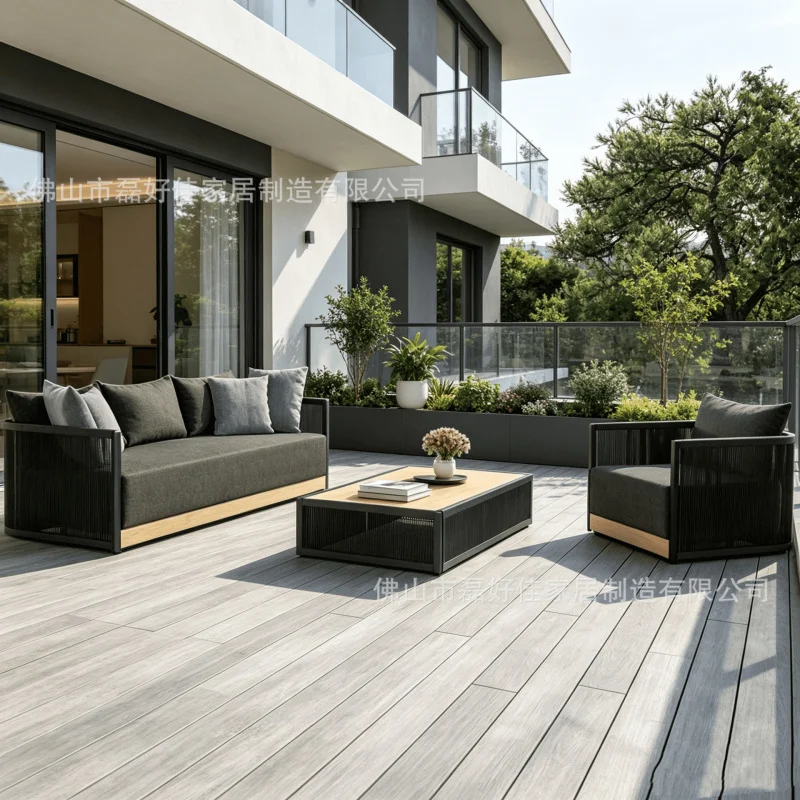 

Customized Set Courtyard,, Garden Furniture, Hotels, Guesthouses, Balconies, Outdoor Lazy Sofa