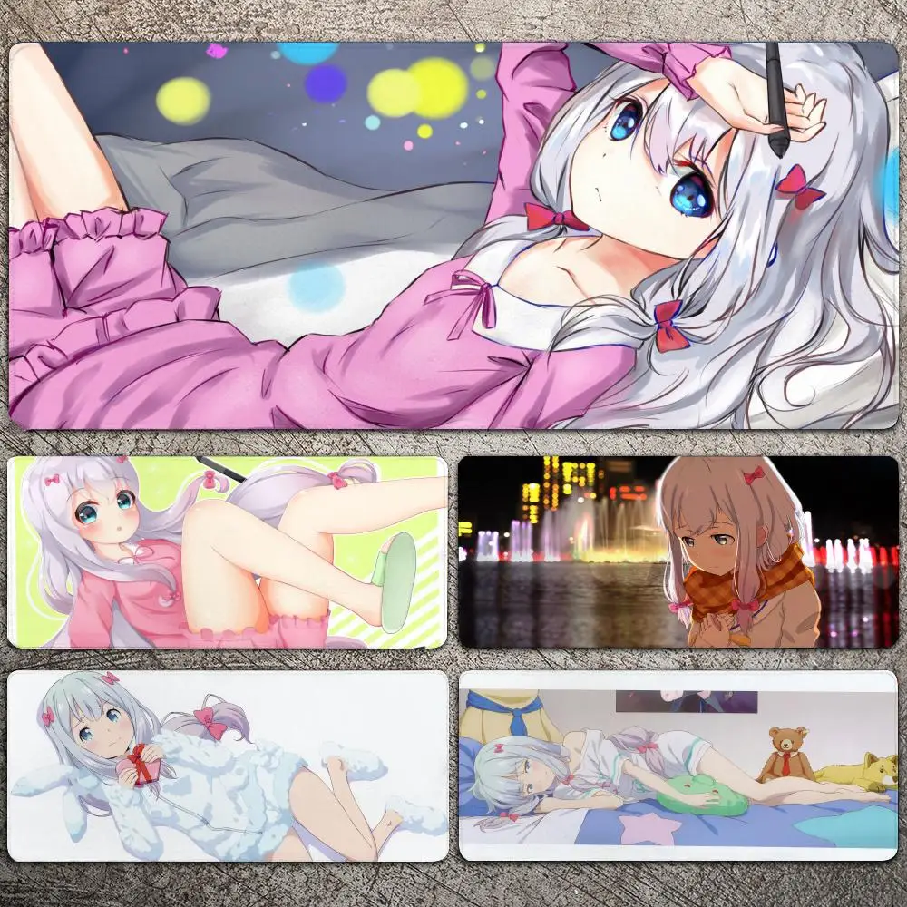 

ANIME Izumi Sagiri Figure Mousepad Large Gaming Mouse Pad LockEdge Thickened Computer Keyboard Table Desk Mat