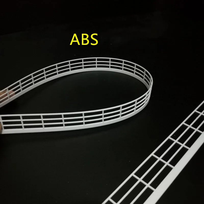 Simulation Stairway Oblique/Straight Guardrail Model Diy Building Scene Railing Materials Diorama kit 1Pcs