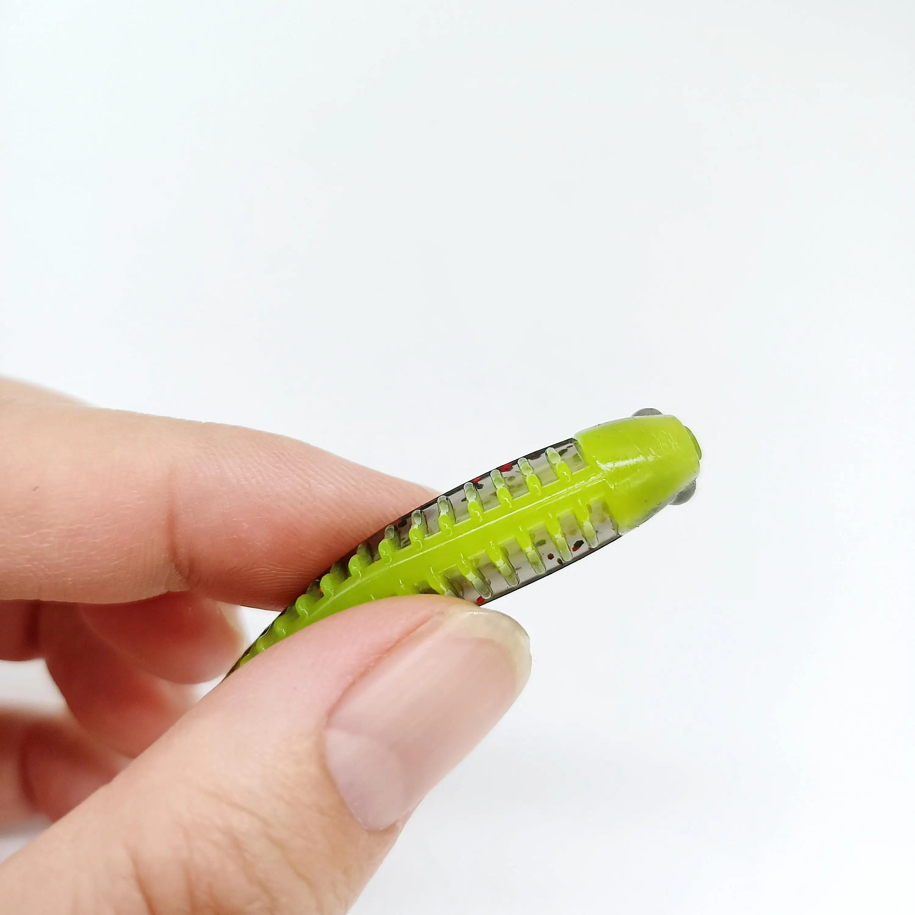 DUODUOYU 6PCS TPE Schwimmenden Angeln Weicher Köder 2,3g/85mm Wobbler Swimbait Silikon Köder Bass Barsch locken Künstliche Köder Tackle – Detail 16
