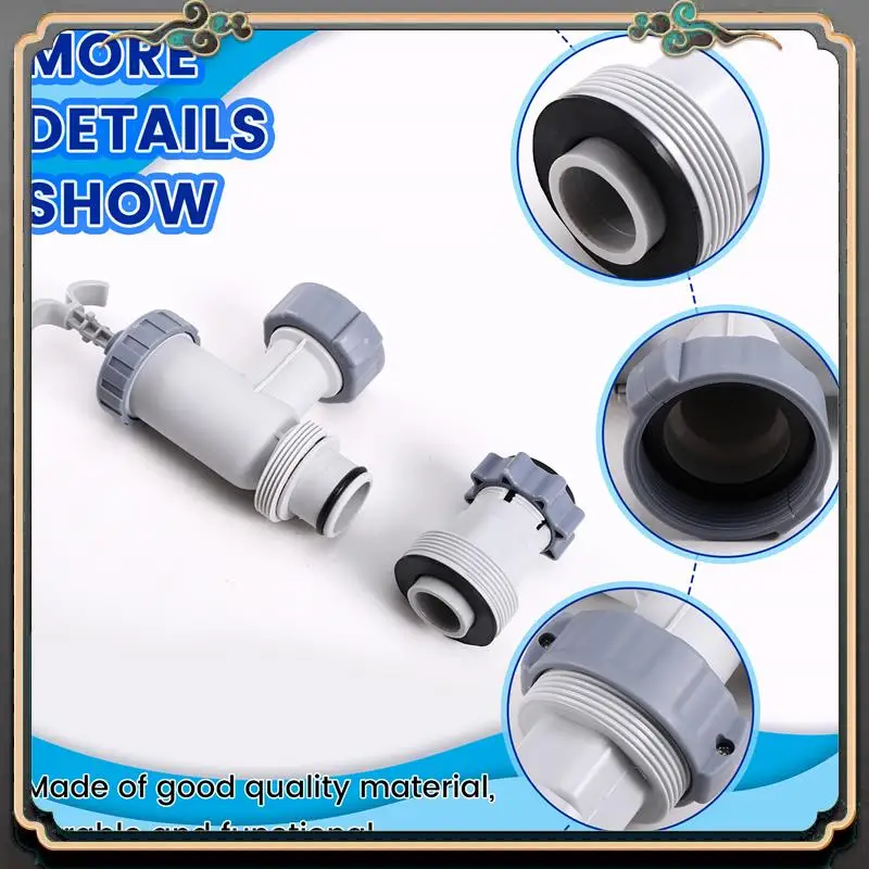 

Детали для надземного бассейна премиум-класса, плунжерные клапаны для запасных частей для бассейнов INTEX, шланг для бассейна 10747 и адаптер 10722