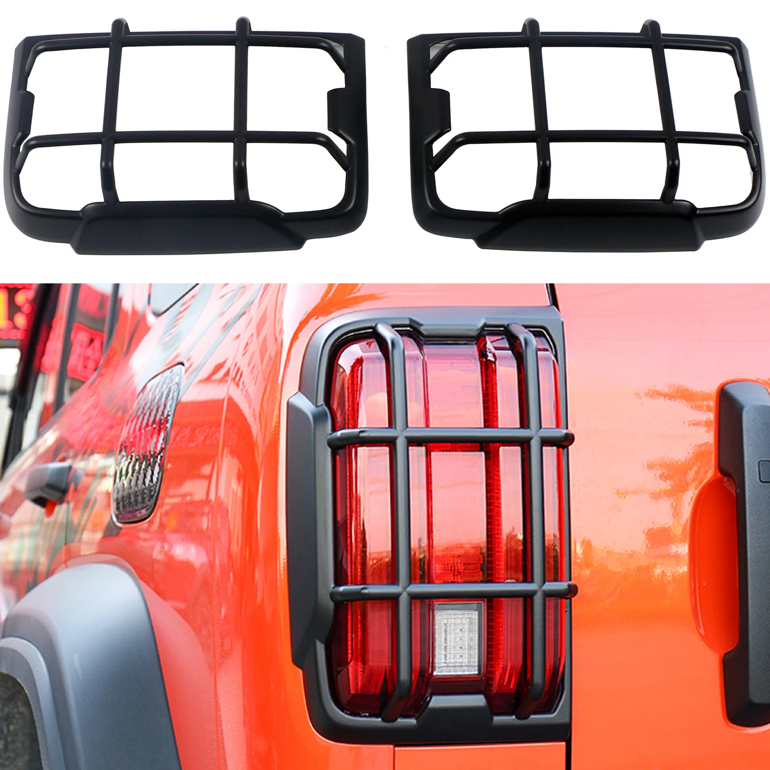 LHD! RHD! For GWM WEY Tank 300 Tank300 2020 2021 2022 2023 2024 Car Accessories ABS Plastic Rear Tail Light Lamp Cover 2pcs