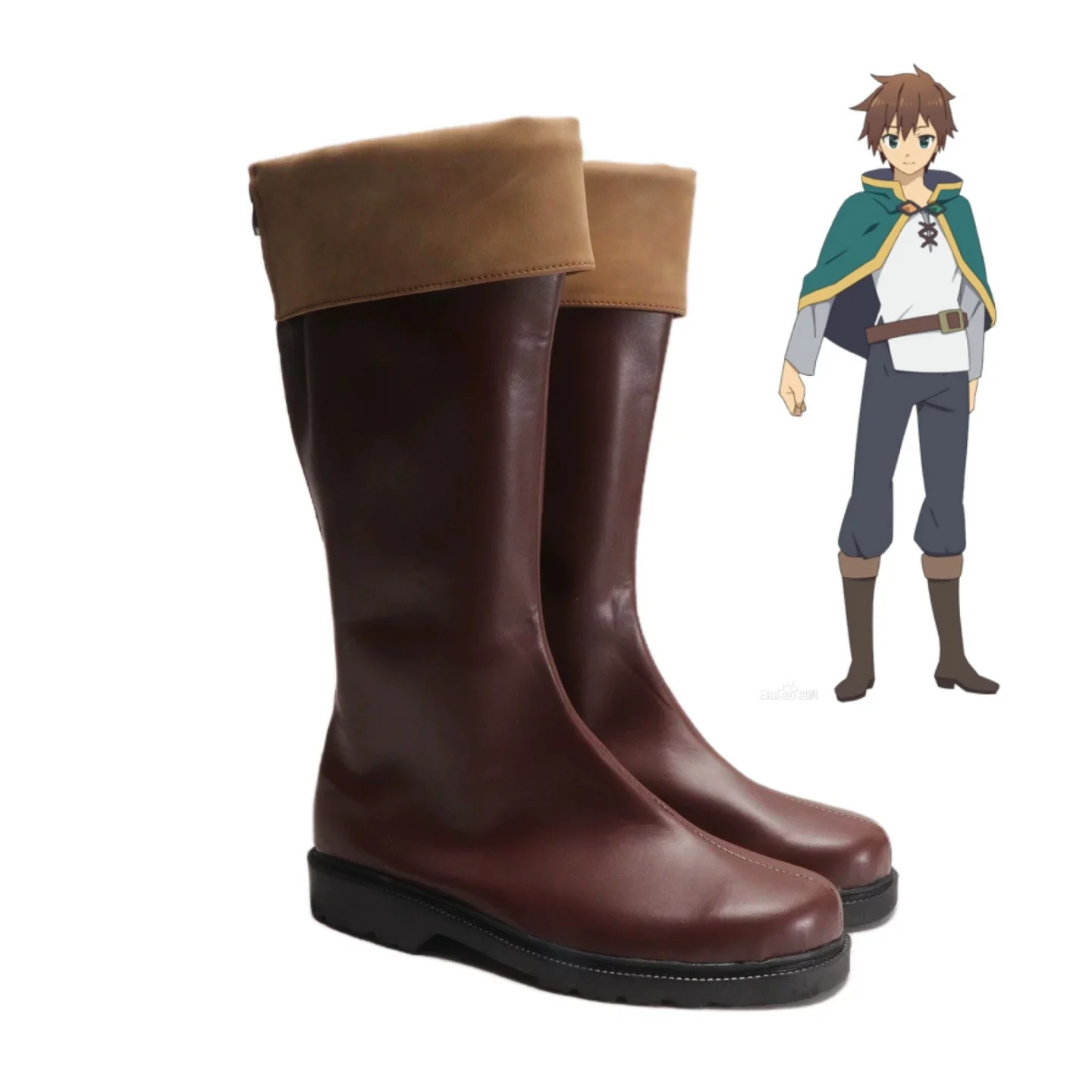 Anime KonoSuba God's Blessing on This Wonderful World Satou Kazuma Cosplay Shoes Boots Halloween Carnival Christmas Custom Made