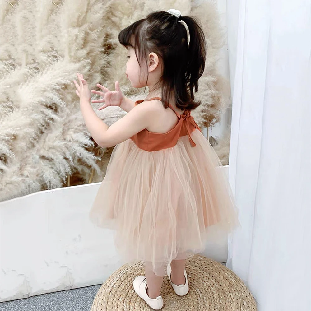 Princess Baby Girl Dress Summer Backless Baby Girls Birthday Dress For 0-3Y Baby Girl Tutu Dress Toddler Girl Clothes