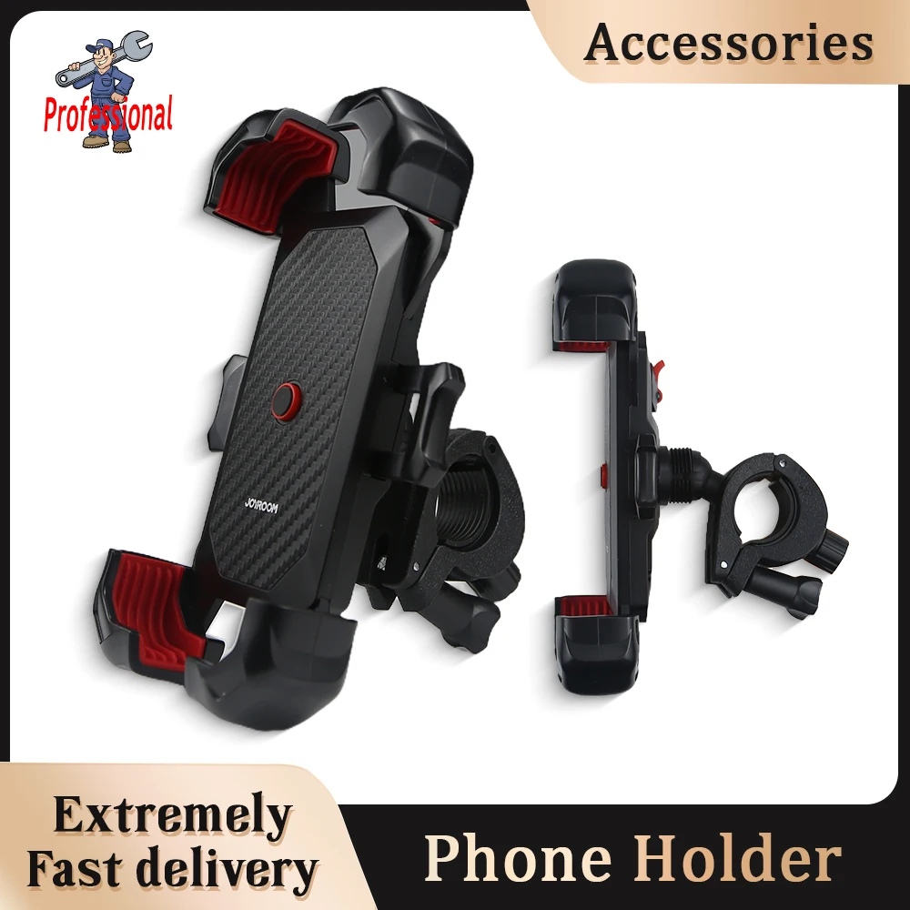 

Universal Bike Phone Holder for 4.7-7 inch Mobile Phone 360°View Bicycle Phone Holder Stand Shockproof Bracket