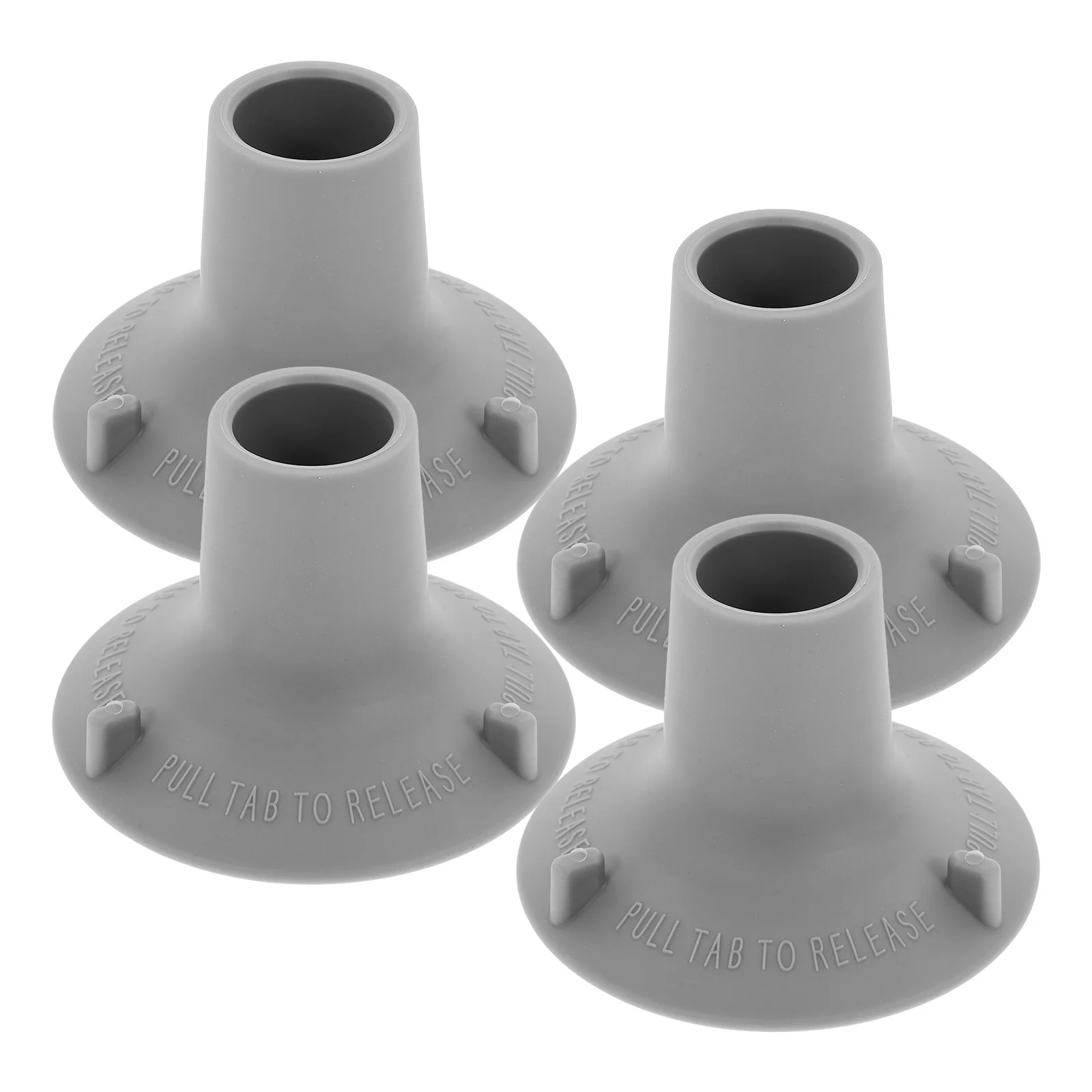 

4Pcs Shower Chair Foot Covers Heavy Duty Tpr Pads Replacement for Bath Seat Legs Non-Slip Stable Fit Universal Compatibility