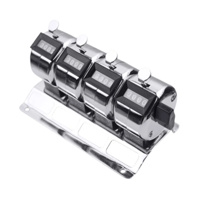 0XLD Hand Operated Stainless Steel Tally Clickers Tool Count Capacity Easy Resets Mechanism For Scientific Experiments Use