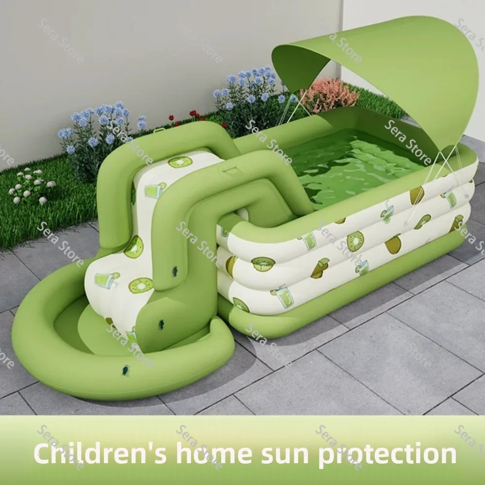 Cross-border Kids Inflatable Swimming Pool Home Extra Large Thickened Adult Outdoor Family Kids Baby Pool
