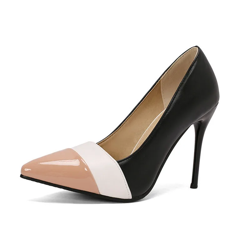 

Модные женские туфли на высоком каблуке с острым носком и неглубоким носком, женские туфли на высоком тонком каблуке, пикантные туфли для свадебной вечеринки