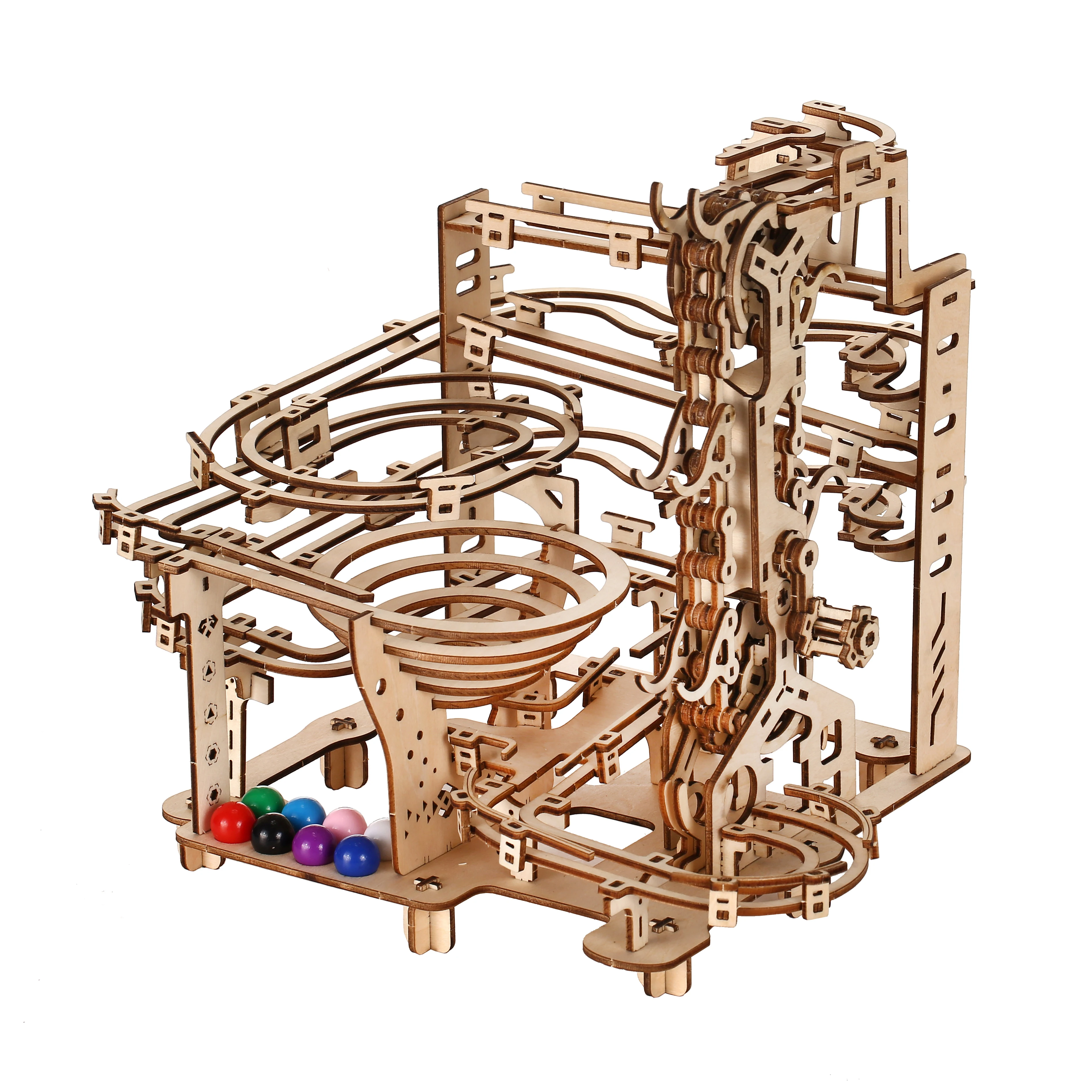 Hands Craft DIY 3D Wooden Puzzle Instrument Assembly Building Model Kit Brain Teaser Puzzles