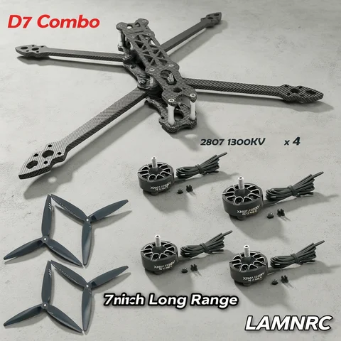 Mark 4 7inch 295mm 2807 1300KV Brushless Motor 7040 Propeller for Mark4 FPV Racing Drone Quadcopter Freestyle Frame Kit