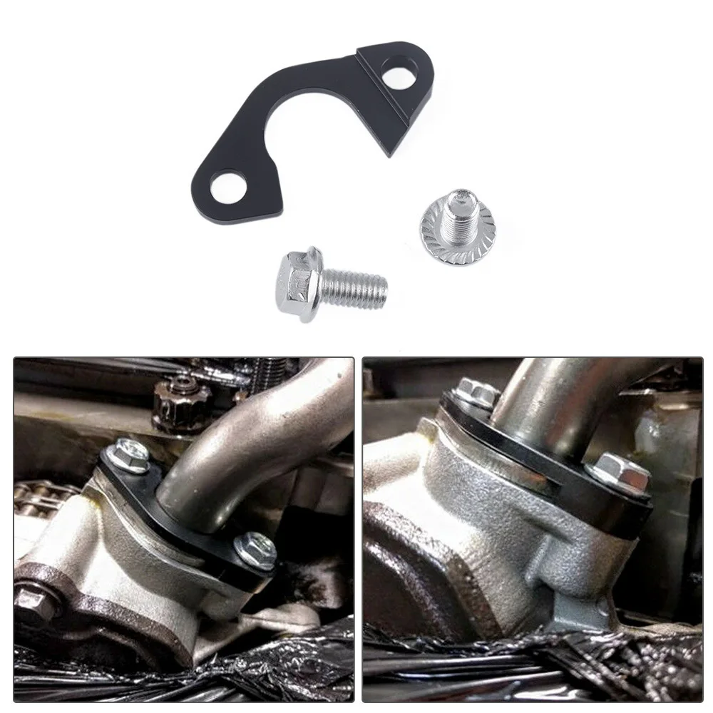 Aluminum Oil Pump Pickup Girdle Bracket Tube Pipe Hold Down Brace Kit for LS Series Gen III IV LS1 LS2 LS3 LS6