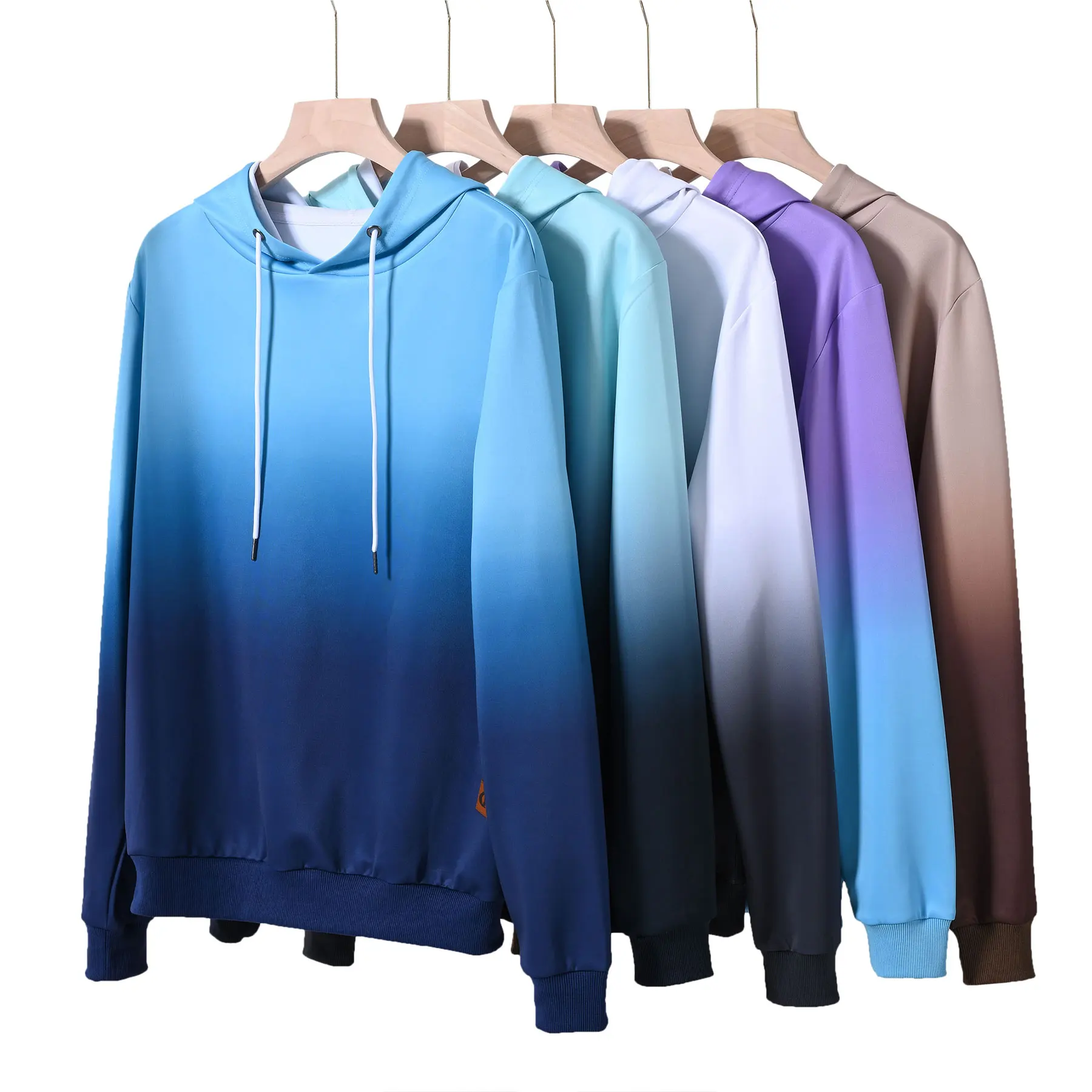 

Men's Gradual Casual Hoodies Drawstring Hipster Hooded Sweatshirts with Kangaroo Pockets