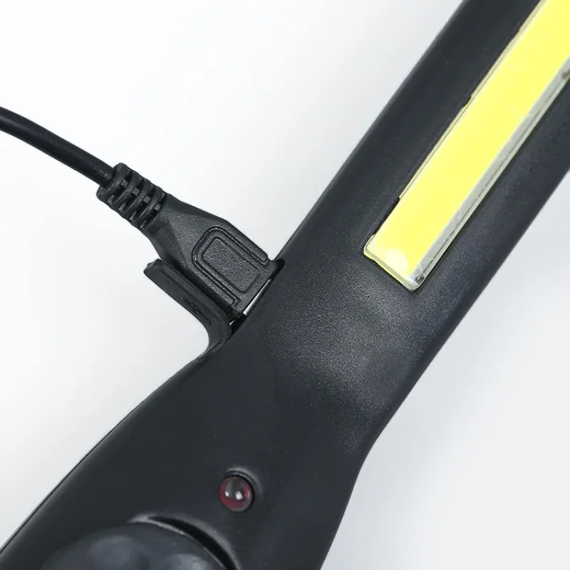 COB Super Bright Flashlight - Rechargeable, Portable Handheld, Long - Strip Work Light, Magnetic for Emergency Inspection