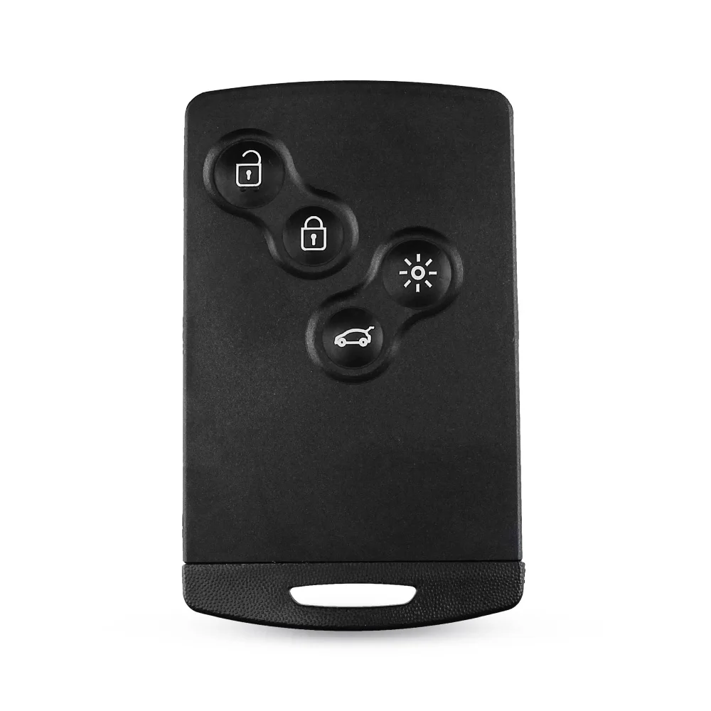 KEYYOU Smart Remote Key Blank con chiave con portachiavi portachiavi per Renault Koleos Clio Keys shell