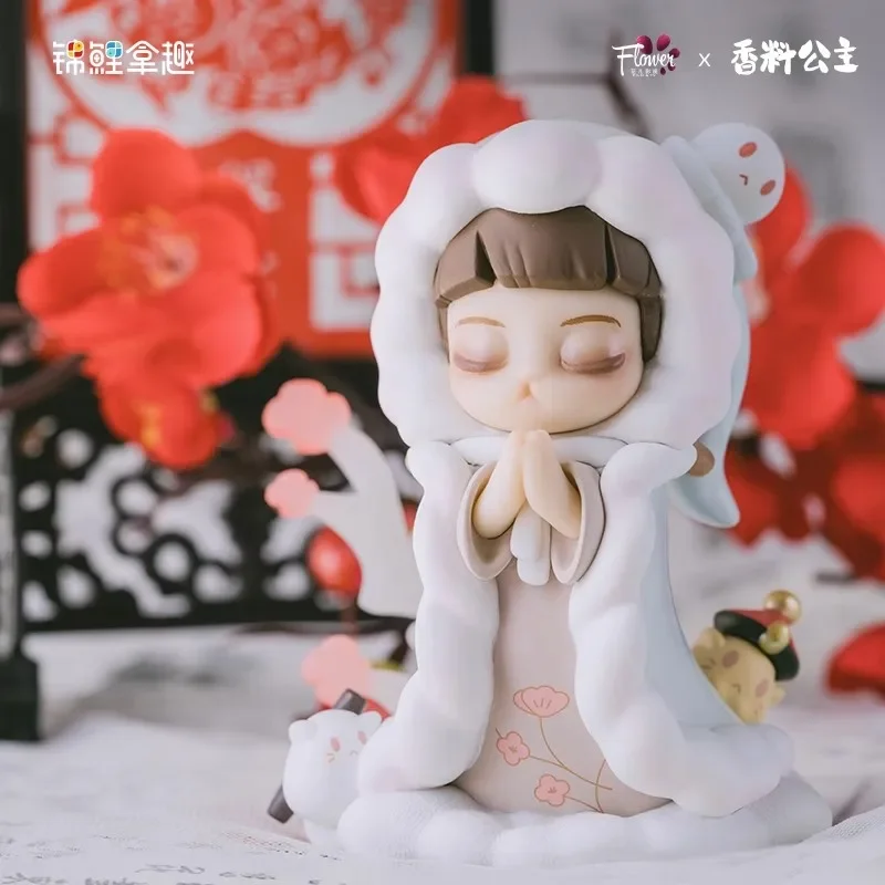 

Spice Princess Flower Language Legend of Zhen Huan Series Blind Box Mystery Box Caixa Sorpresa Girls Anime Figures Cute Model