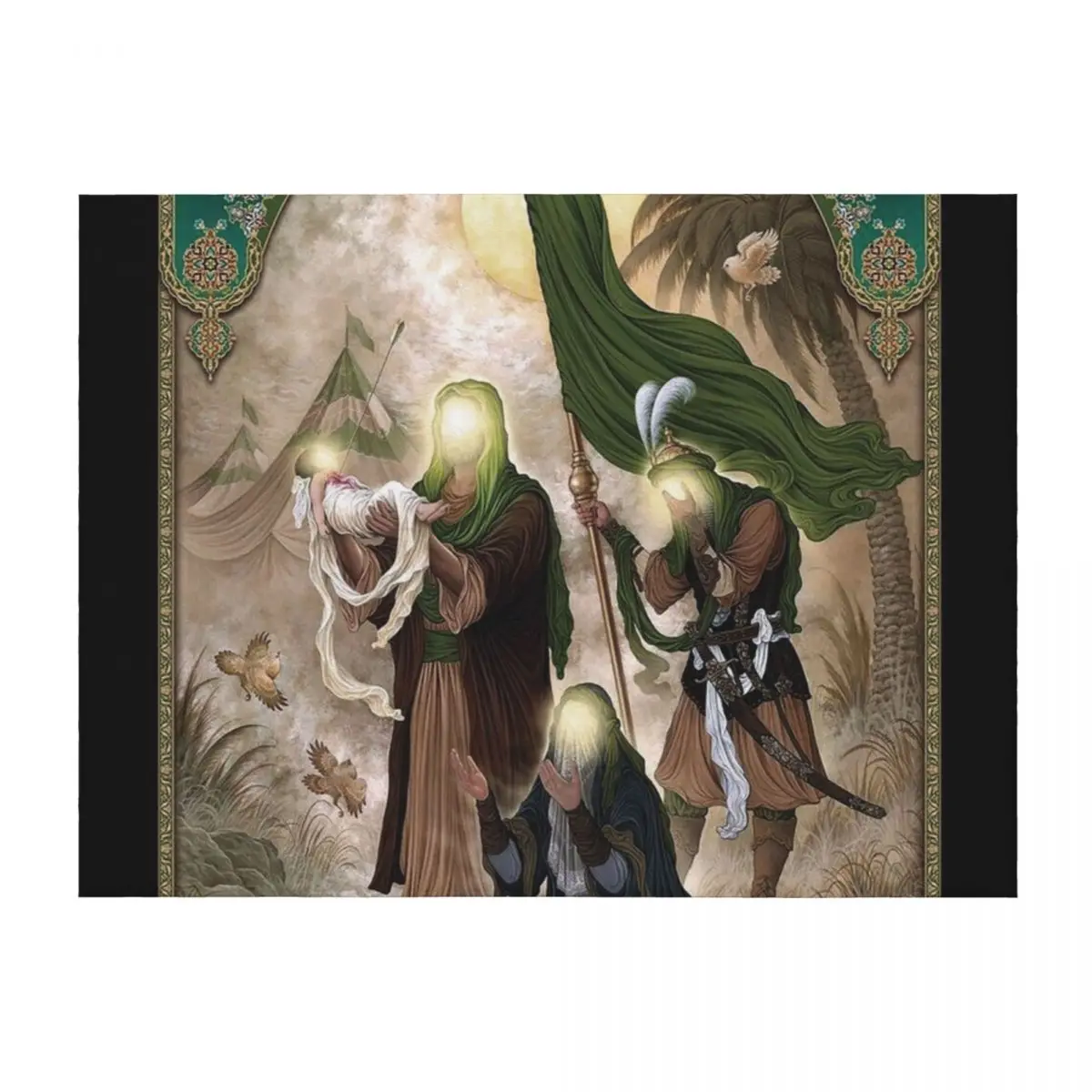 

Karbala A Message of Humanity Throw Blanket Single Camping Cute Luxury Blankets