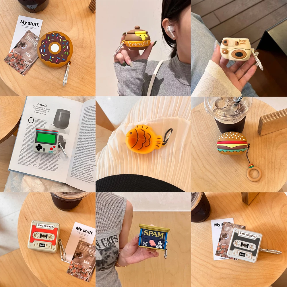 3D-Cartoon-Silikonhülle für Samsung Galaxy Buds 4 Pro / Buds 4, stoßfeste Schutzhülle für Galaxy Buds 4 / Buds4 Pro Kopfhörer