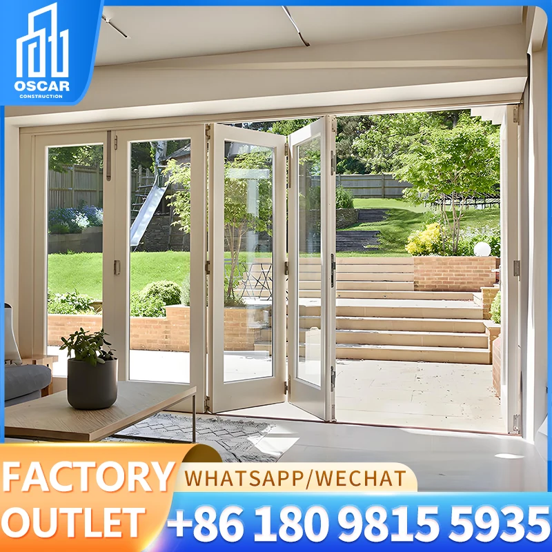 Exterior insulated aluminum double glass pivot Revolving entry door villa house large size front patio entance door