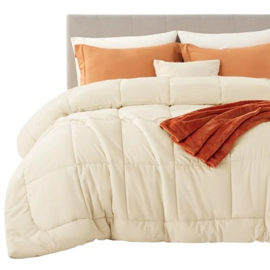 

Одеяло-вкладыш Comforter Duvet Insert - Стеганое всесезонное одеяло GentleSoft с наполнителем из искусственного пуха, с 8 креплениями, подарки для женщин