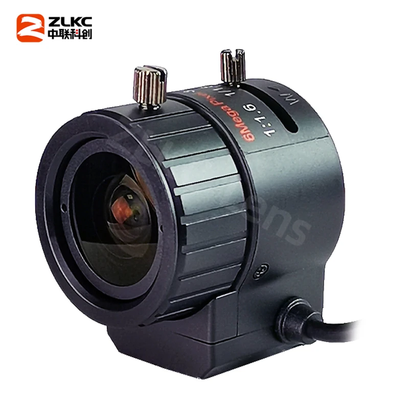 3.6-10mm Zoom Lens CS-Mount with IR 1/1.8'' IMX178 Wide-angle Lens 6MP CCTV Auto-Aperture Lens F1.6-360  Surveillance Cameras