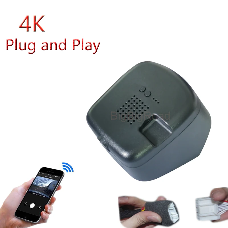 4K Plug And Play For Land Rover Discovery Sport 2020 2021 2022 2024 200PS 249PS R-Dynamic Car Wifi DVR Video Recorder Dash Cam