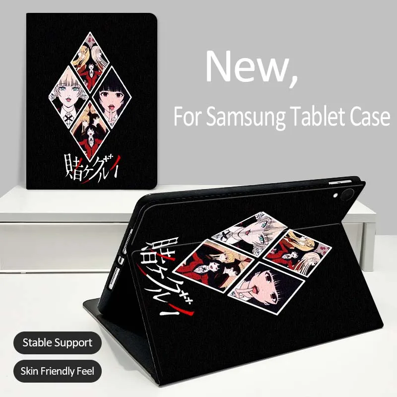 

Anime K-Kakeguruis Art Cool Tablet Case For Samsung Galaxy Tab A A7 A8 A9 A11 S6 S11 Lite Plus 10.1 10.4 10.5 Inch 2022 2025