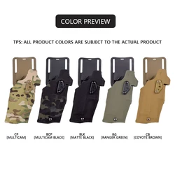 6354DO Tactical Holster For Glock 17 X300U-A QLS Quick Mount Adapter Leg Shroud Drop MHA Leg Strap Kit MOLLE Battle Belt MLS ELS