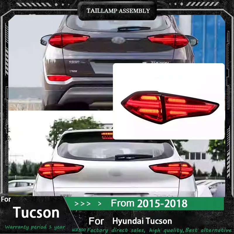 Car Lights for 2015 2016 2017-2018 Hyundai Tucson – LED Projector Taillights, Daytime Running Lights, Automotive Accessories