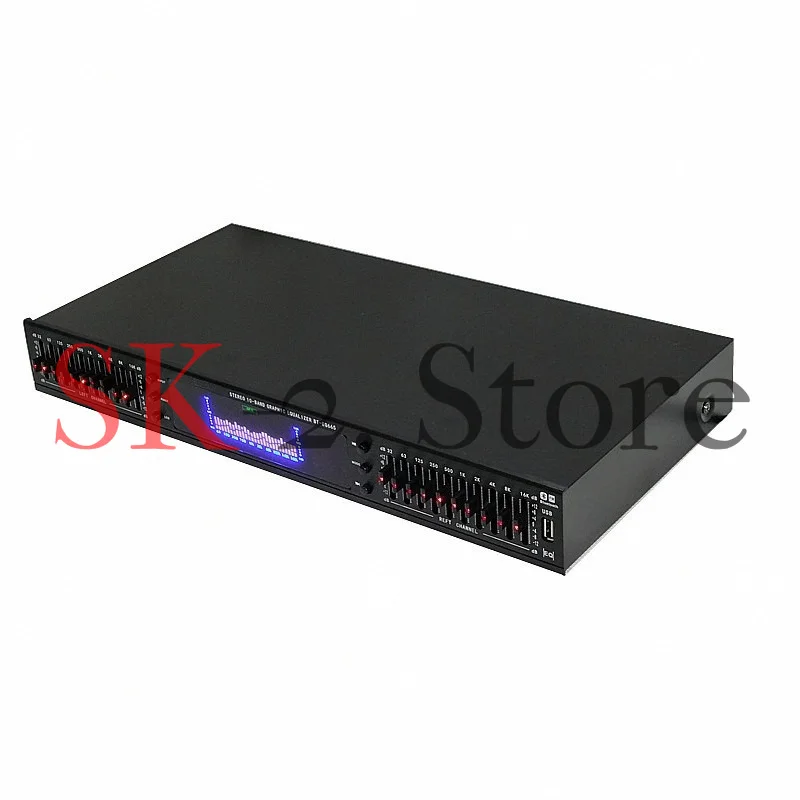 Dual 10-band with bluetooth stereo, high and medium bass adjustment equalizer hifi fever home EQ tuner