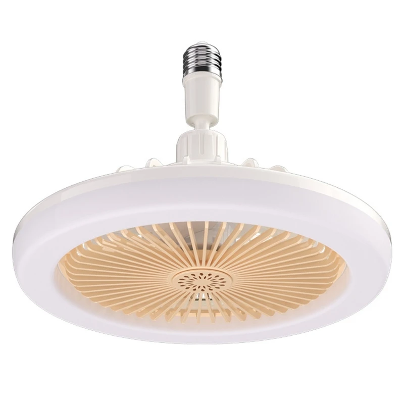 E56B E27 LED Ceiling Fan Lamp Home Cooling Fan Three Working Modes Ceiling Light Electric Fans Lamp Fan