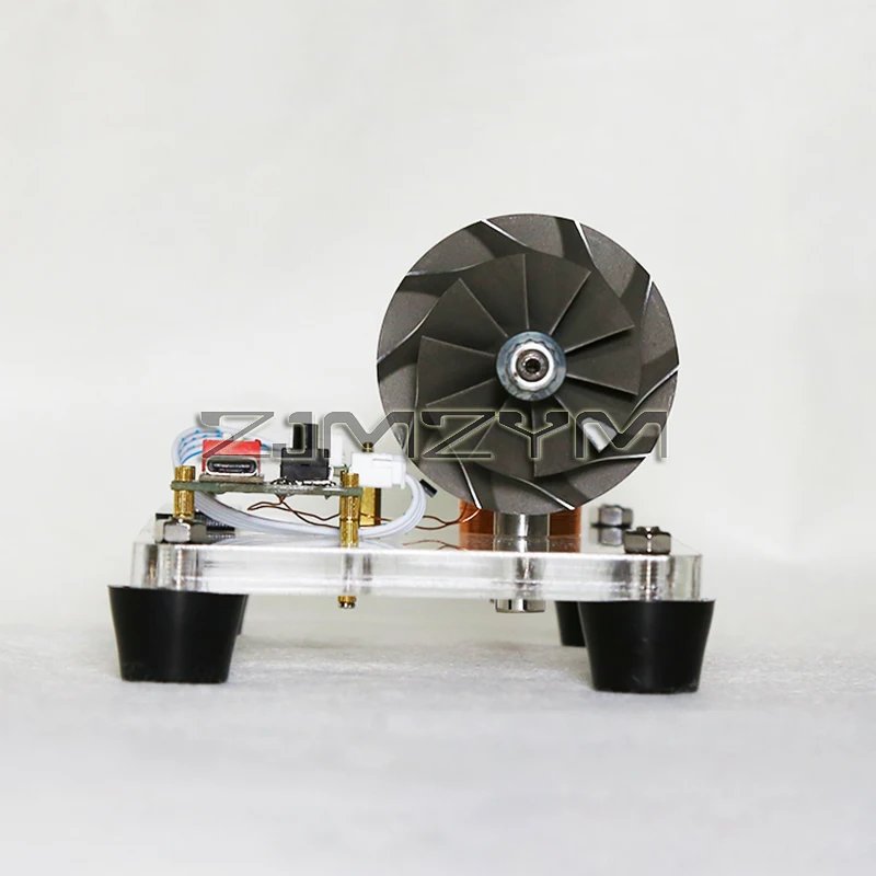 Brushless Motor Model Engine, Supercharged Turbine Blade, Metal Engine, Creative DIY Technology