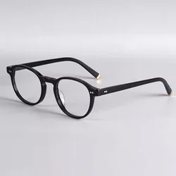 Men's Spectacle Frame Johnny Depp ARTHUR Style Glasses Transparent Lens Brand designer Computer Male Vintage Eyeglasses